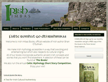 Tablet Screenshot of irishimbasbooks.com